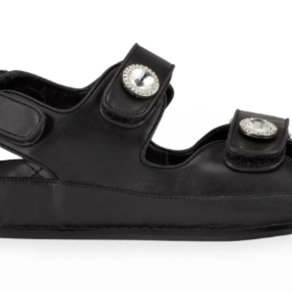 Allegra James Cali Berkenstock Sandal with Pearl detail